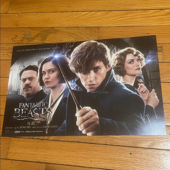 Harry Potter Original fantastic beasts poster 2018 NEW - Picture 10 of 10